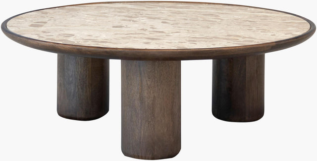 Surya Deckard DKRD-002 16"H x 46"W x 46"D Accent Table