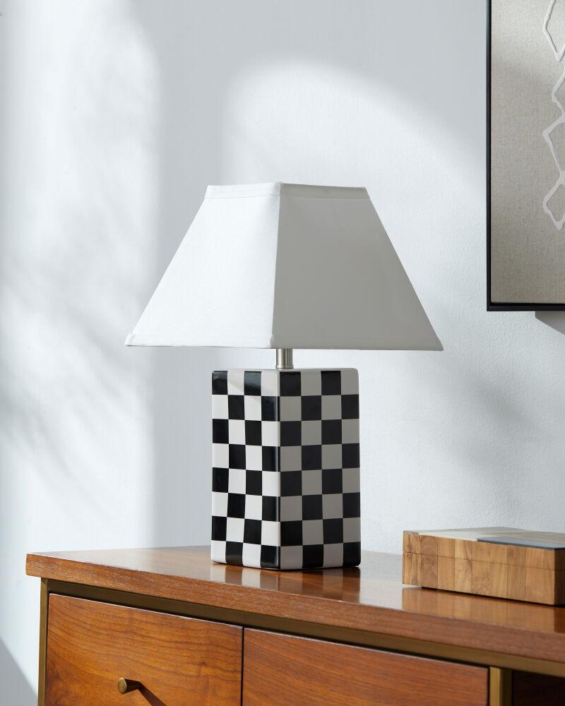 Livabliss Janie JNIE-025 17"H x 10"W x 10"D Table Lighting
