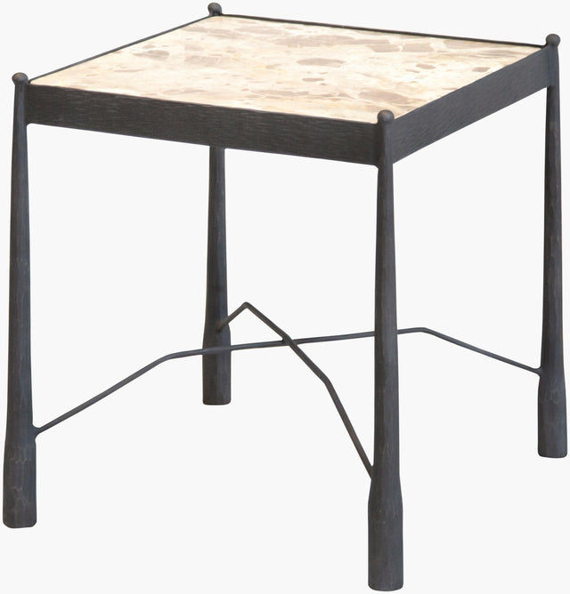 Surya Kurast KURT-001 22"H x 20"W x 20"D Accent Table