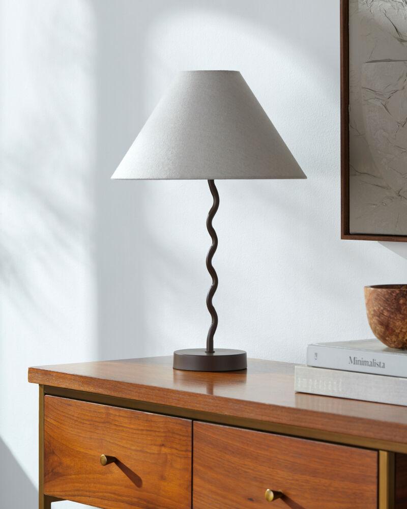 Livabliss Meander MED-004 19"H x 13"W x 13"D Table Lighting