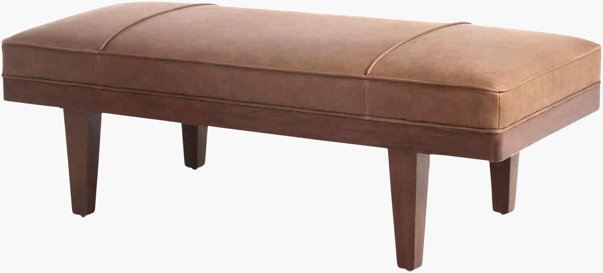 Surya Otis OTIS-001 18"H x 52"W x 24"D Bench/Ottoman/Stool