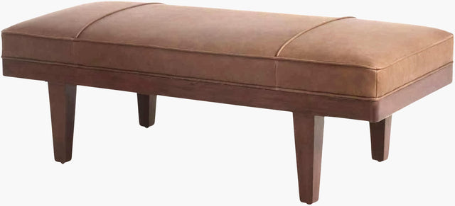 Surya Otis OTIS-001 18"H x 52"W x 24"D Bench/Ottoman/Stool