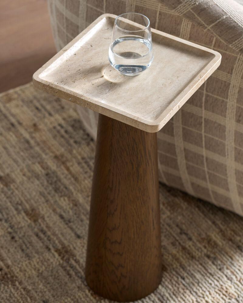 Surya Rodolfo RDFO-001 23"H x 11"W x 11"D Accent Table