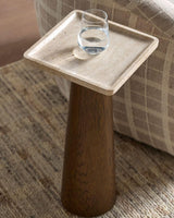 Surya Rodolfo RDFO-001 23"H x 11"W x 11"D Accent Table