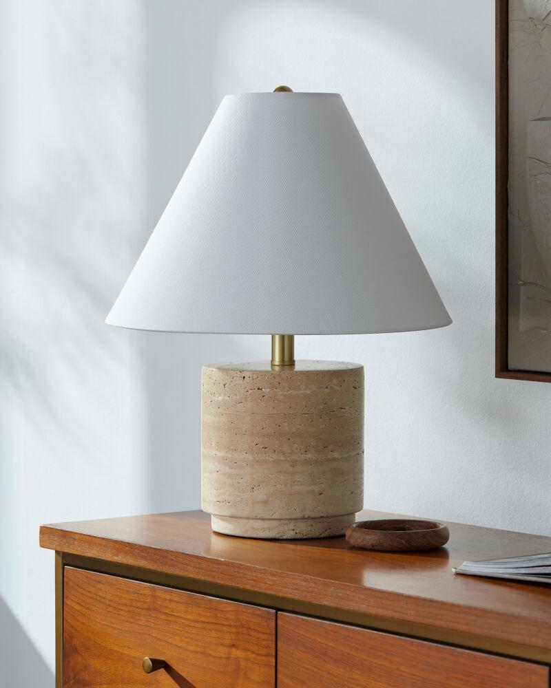 Livabliss Travera TVR-004 19"H x 15"W x 15"D Table Lighting