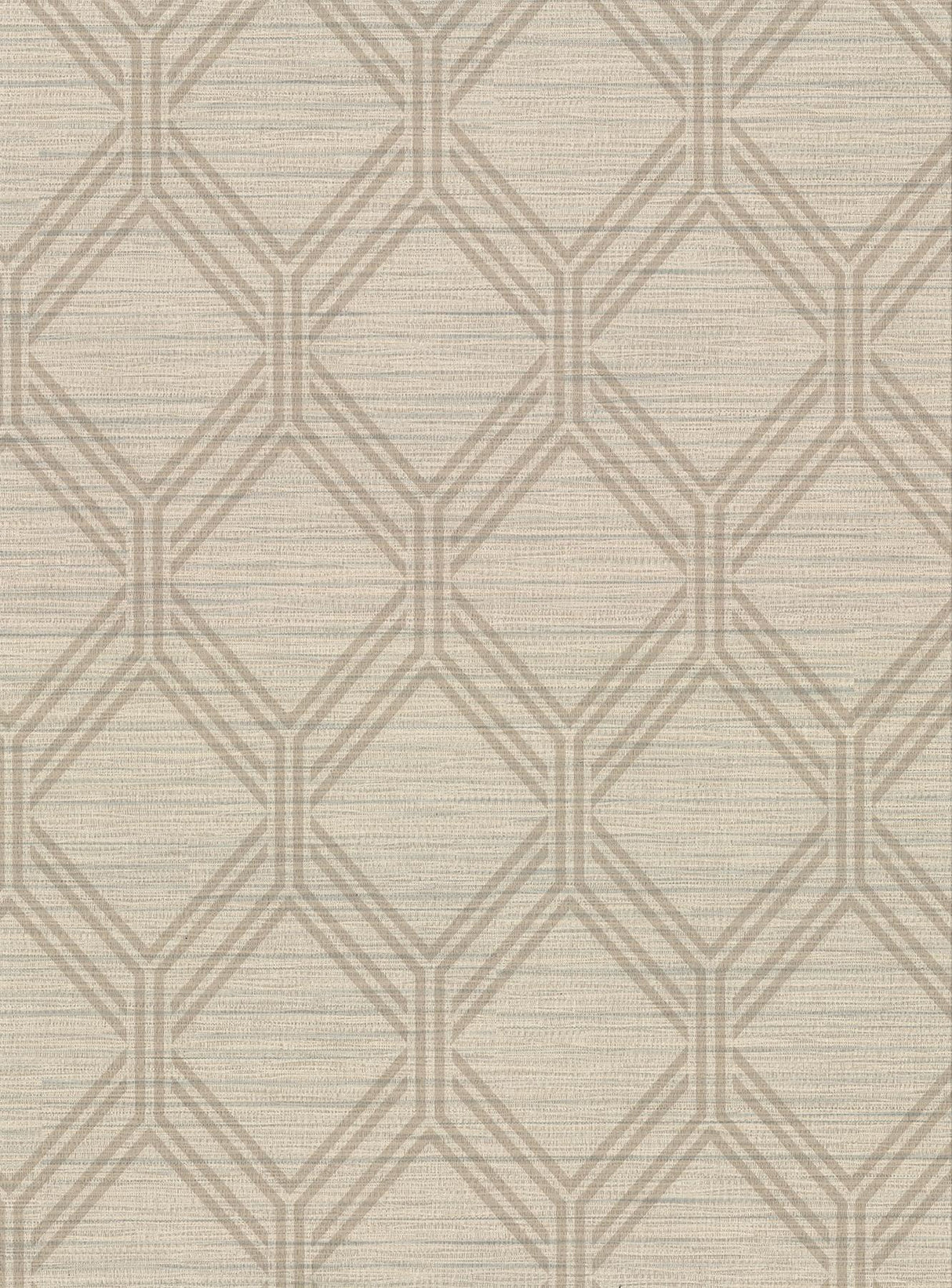 York Vaughan Wheat Geometric Wallpaper