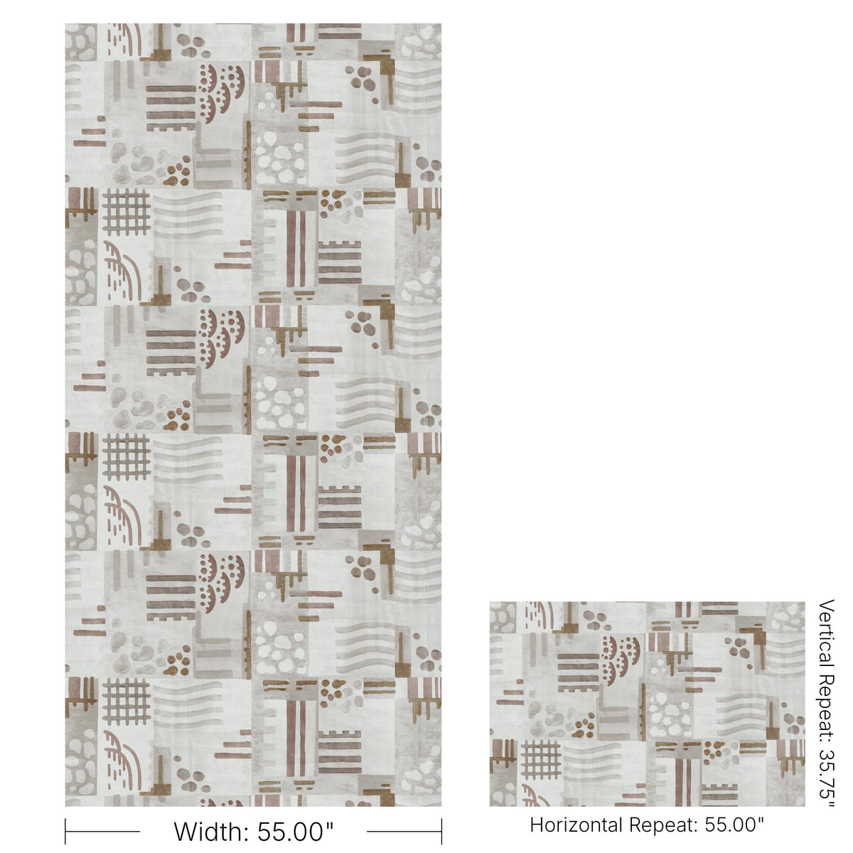 Lee Jofa VEDA WC LIMESTONE/BARK Wallpaper