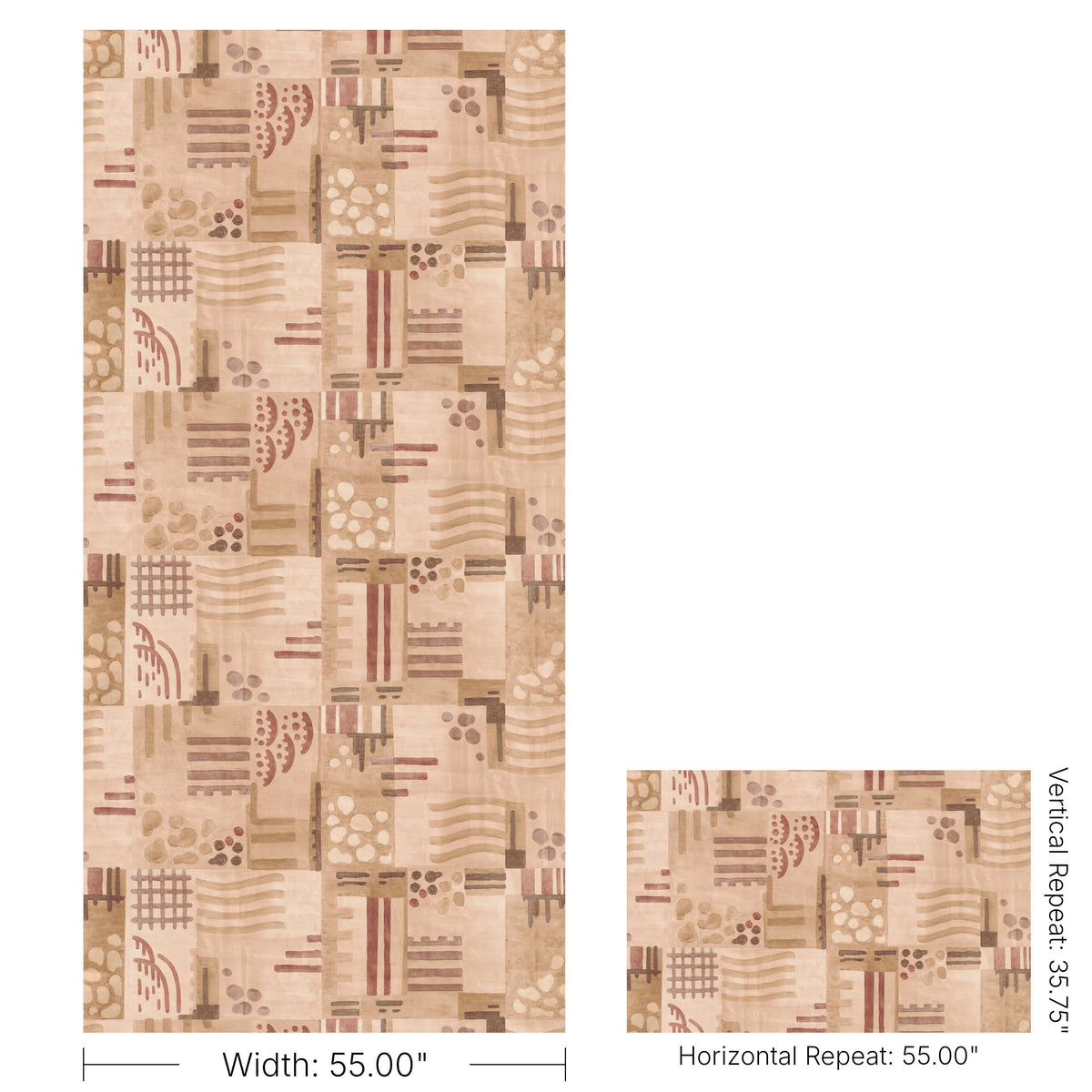 Lee Jofa VEDA WC CLAY Wallpaper