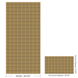 Lee Jofa SIFT WC CITRON/CHARCOAL Wallpaper