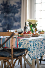 MindTheGap THE ENCHANTED WOODLAND DUSK BLUE TABLECLOTH 150" x 250" Tabletop