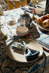 MindTheGap THE ENCHANTED WOODLAND DUSK BLUE NAPKIN SET 45" x 45" Tabletop