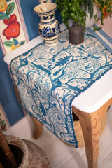 MindTheGap THE ENCHANTED WOODLAND DUSK BLUE TABLE RUNNER 45" x 250" Tabletop