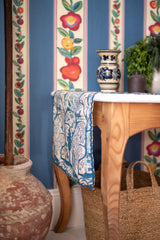 MindTheGap THE ENCHANTED WOODLAND DUSK BLUE TABLE RUNNER 45" x 250" Tabletop