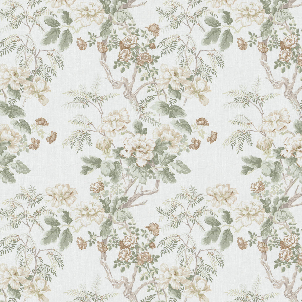 Lee Jofa CHINESE PEONY BEIGE Fabric