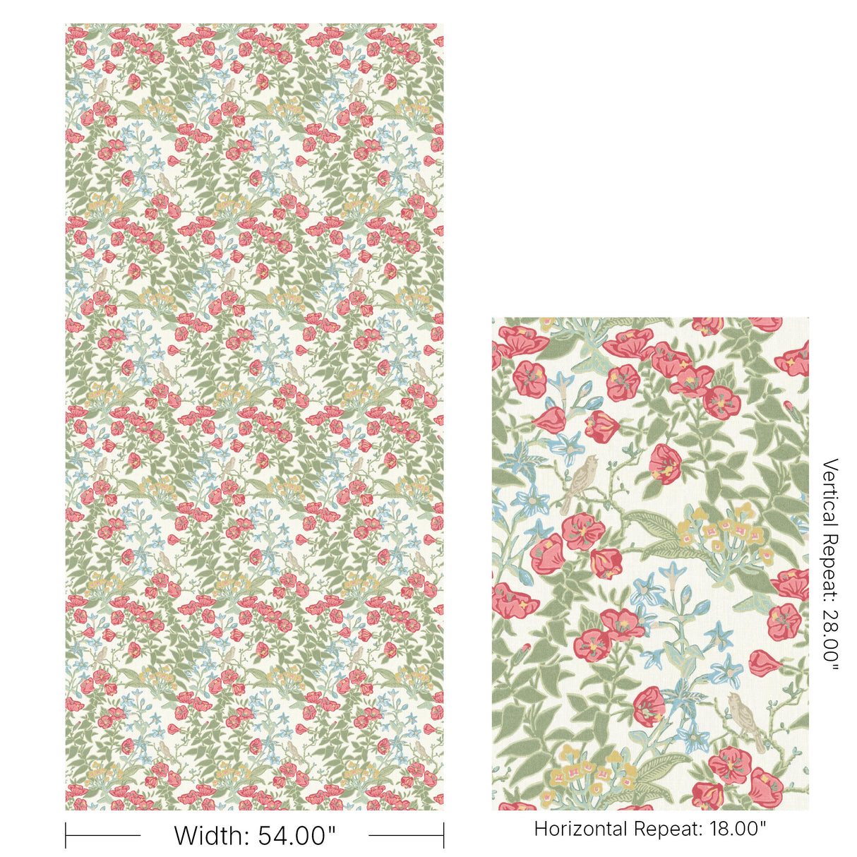 Lee Jofa PLUMERIA PRINT CORAL Fabric