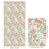Lee Jofa PLUMERIA PRINT CORAL Fabric