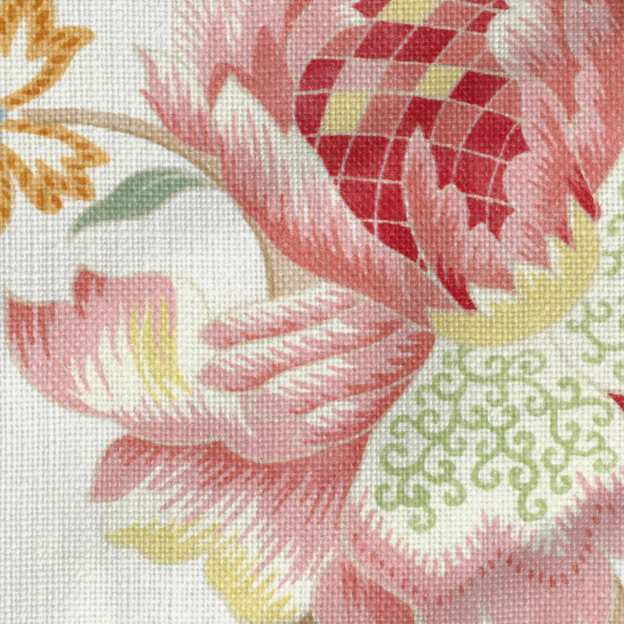 Lee Jofa ARUNDEL PRINT CORAL Fabric