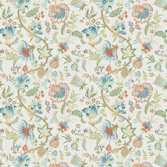 Lee Jofa ARUNDEL PRINT TEAL Fabric