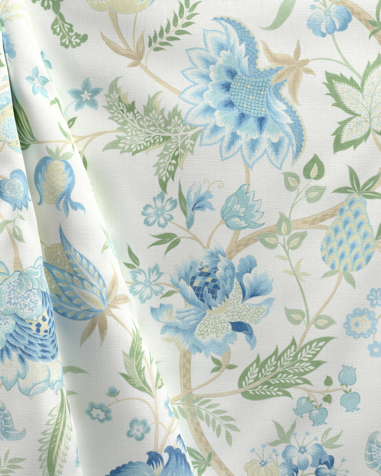 Lee Jofa ARUNDEL PRINT BLUE Fabric