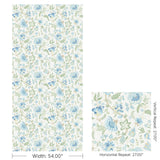 Lee Jofa ARUNDEL PRINT BLUE Fabric