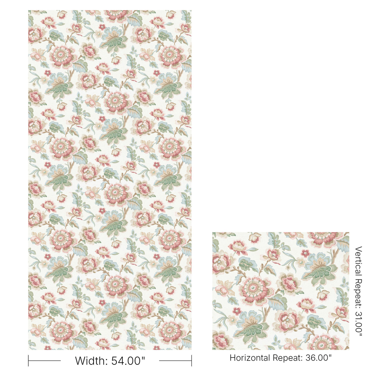 Lee Jofa BLOOMFIELD PRINT SPRING Fabric
