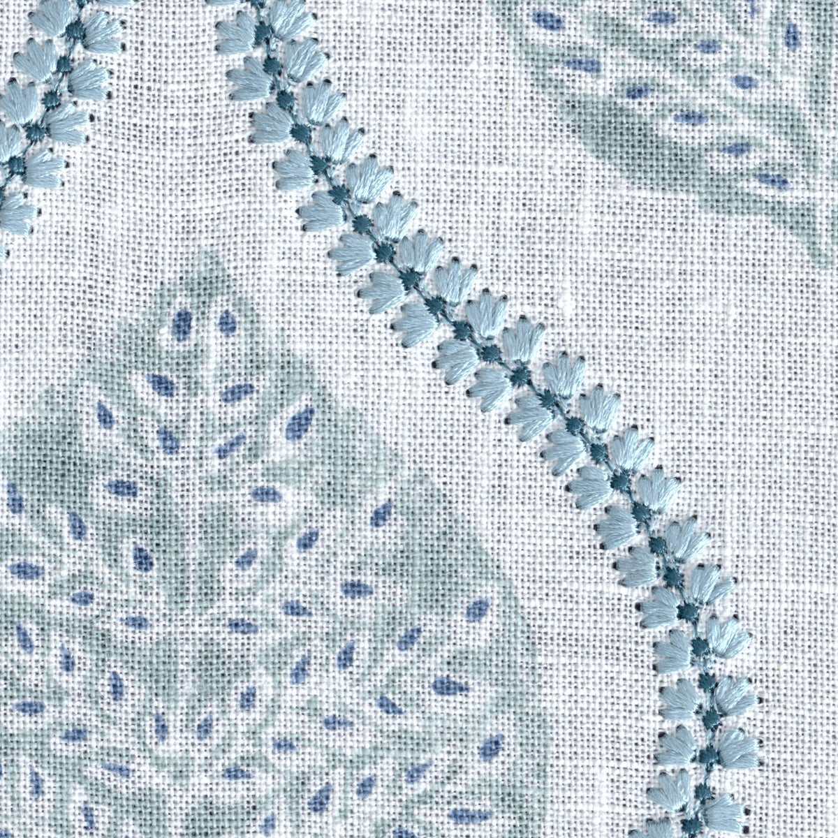 Lee Jofa ELSIE PRINT TEAL Drapery Fabric