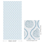 Lee Jofa ELSIE PRINT TEAL Drapery Fabric