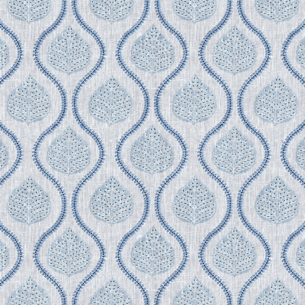 Lee Jofa ELSIE PRINT BLUE Drapery Fabric