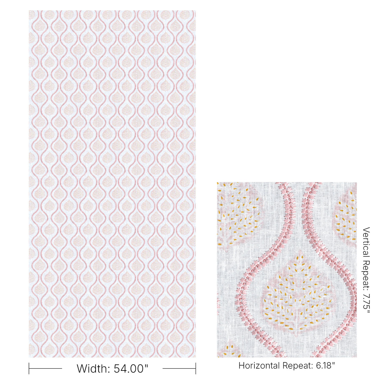 Lee Jofa ELSIE PRINT PINK Drapery Fabric