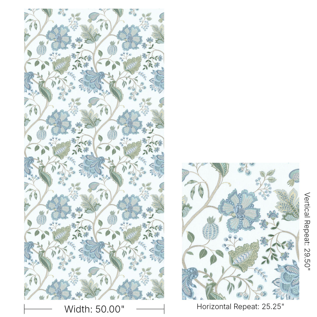 Lee Jofa HINTON HILL EMB HORIZON Drapery Fabric