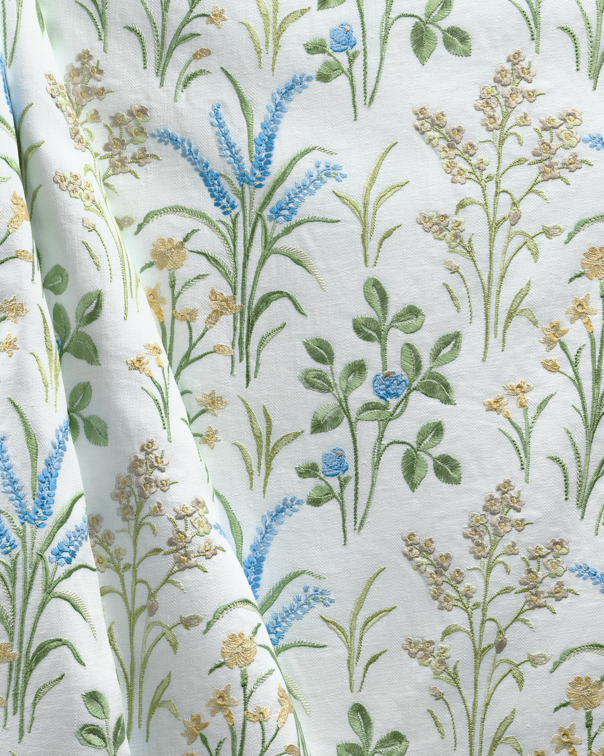 Lee Jofa GLADWYN EMB SPRING Fabric