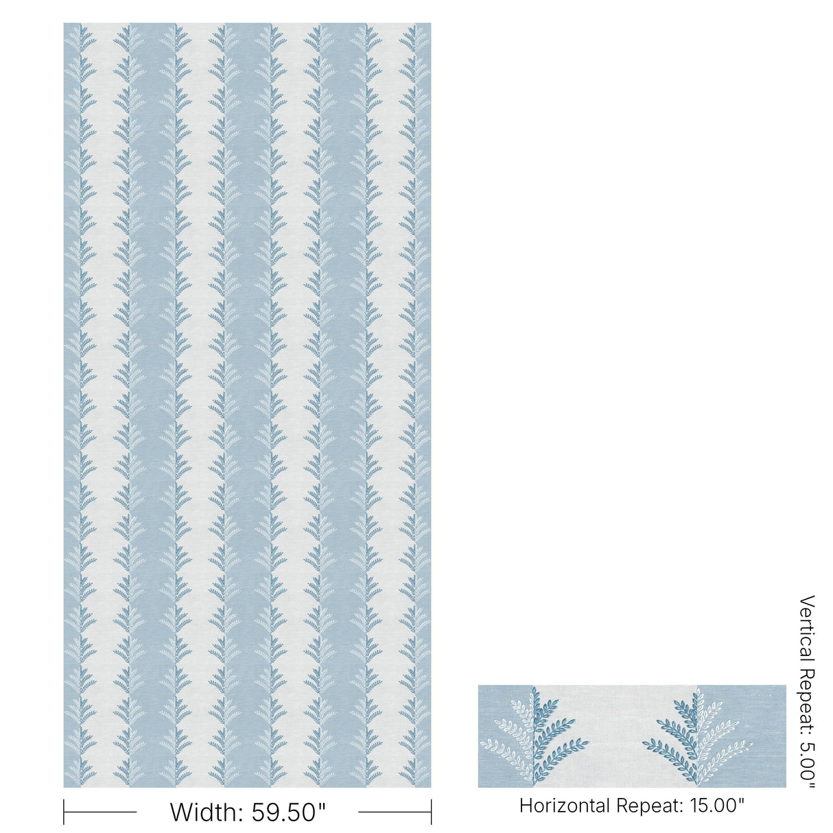 Lee Jofa FILAREE EMB CHAMBRAY Fabric