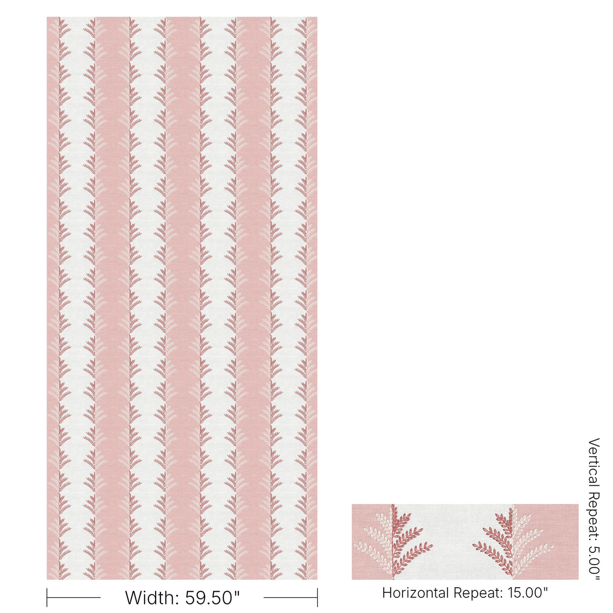 Lee Jofa FILAREE EMB ROSE Fabric