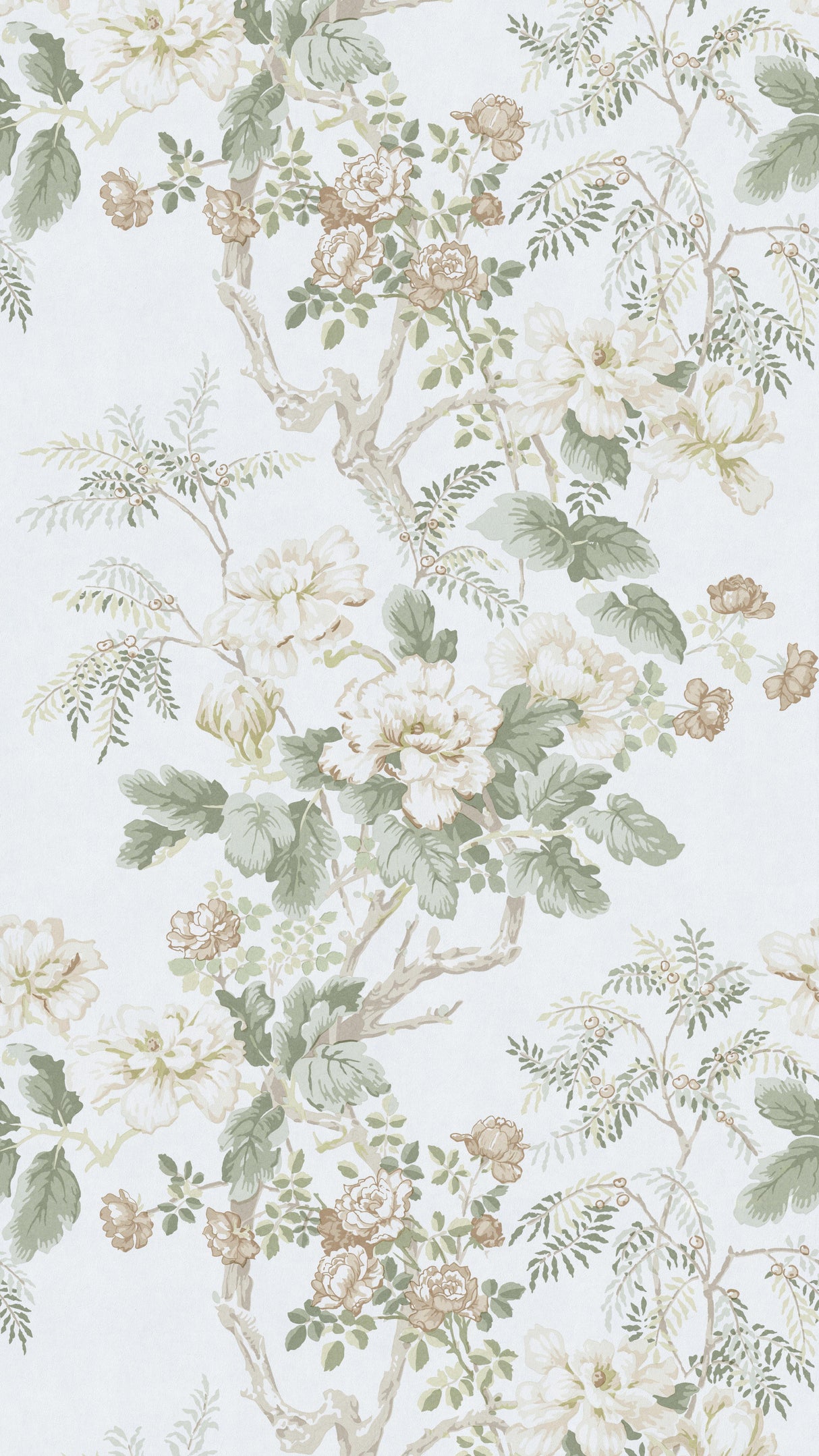 Lee Jofa CHINESE PEONY WP BEIGE Wallpaper