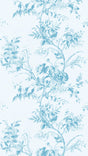 Lee Jofa TEA ROSE TOILE WP BLUE Wallpaper