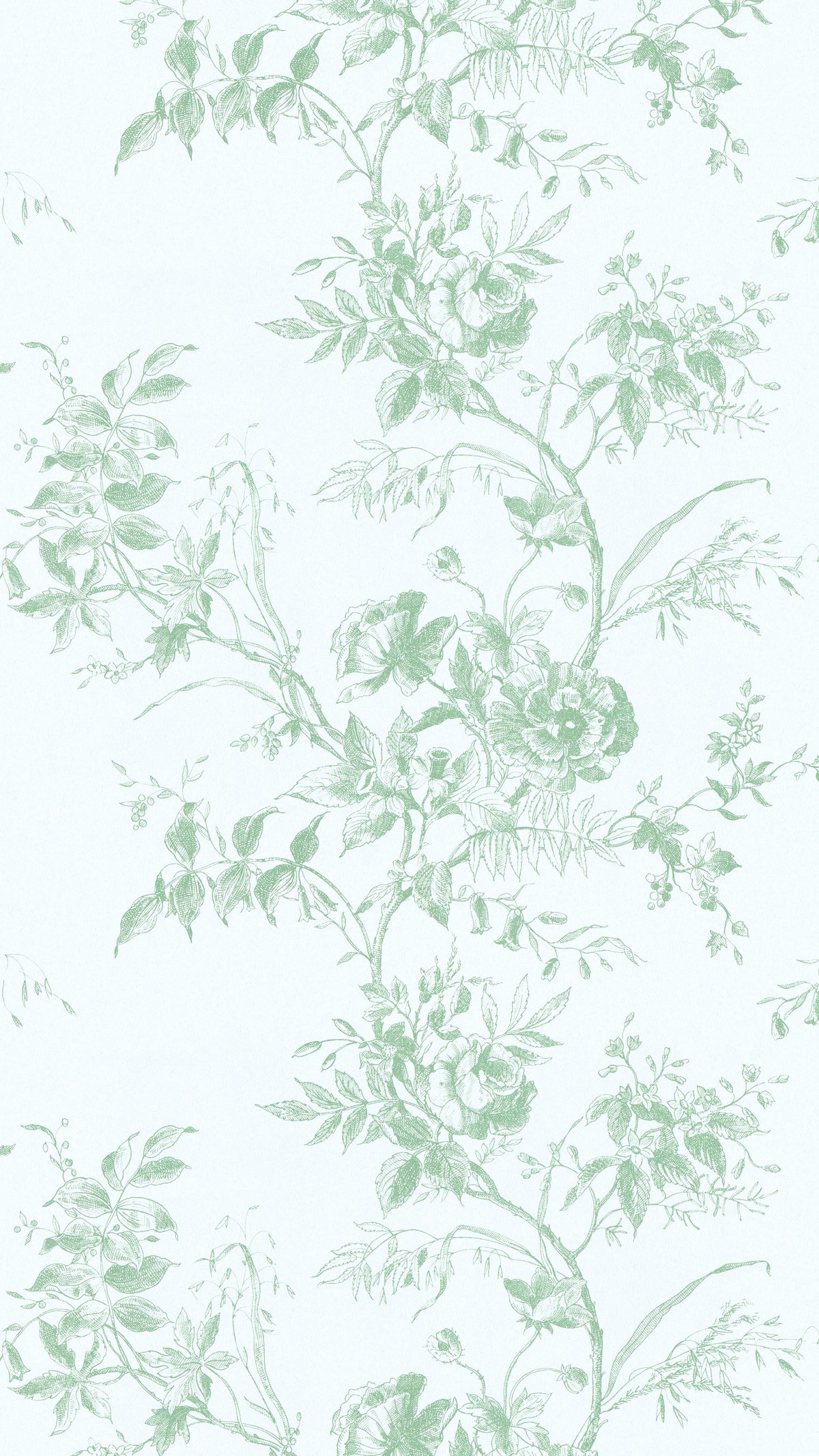 Lee Jofa TEA ROSE TOILE WP LEAF Wallpaper
