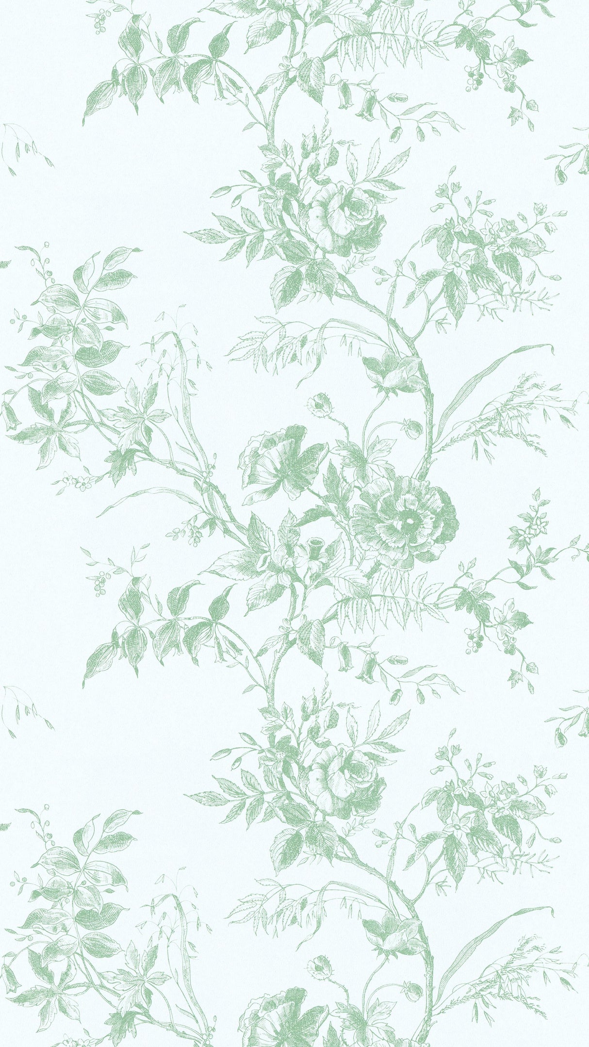 Lee Jofa TEA ROSE TOILE WP LEAF Wallpaper