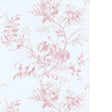 Lee Jofa TEA ROSE TOILE WP ROSE Wallpaper