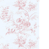 Lee Jofa TEA ROSE TOILE WP ROSE Wallpaper