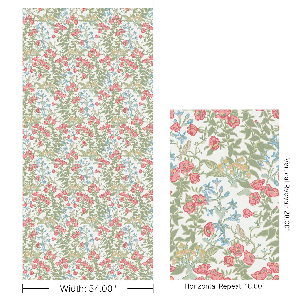 Lee Jofa PLUMERIA PAPER CORAL Wallpaper