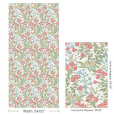 Lee Jofa PLUMERIA PAPER CORAL Wallpaper