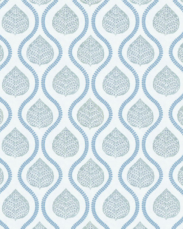 Lee Jofa ELSIE PAPER TEAL Wallpaper