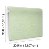 A-Street Prints Agave Green Faux Grasscloth Wallpaper