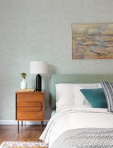 A-Street Prints Ambroise Seafoam Abstract Floral Wallpaper