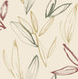 A-Street Prints Kenia Multicolor Leaf Toss Wallpaper