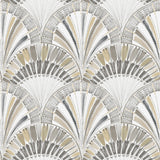 A-Street Prints Myla Neutral Fanning Reeds Wallpaper