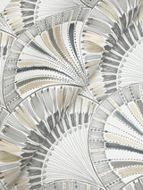 A-Street Prints Myla Neutral Fanning Reeds Wallpaper