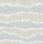 A-Street Prints Wiggle Sky Blue Ikat Stripe Wallpaper