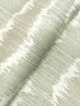 A-Street Prints Wiggle Green Ikat Stripe Wallpaper