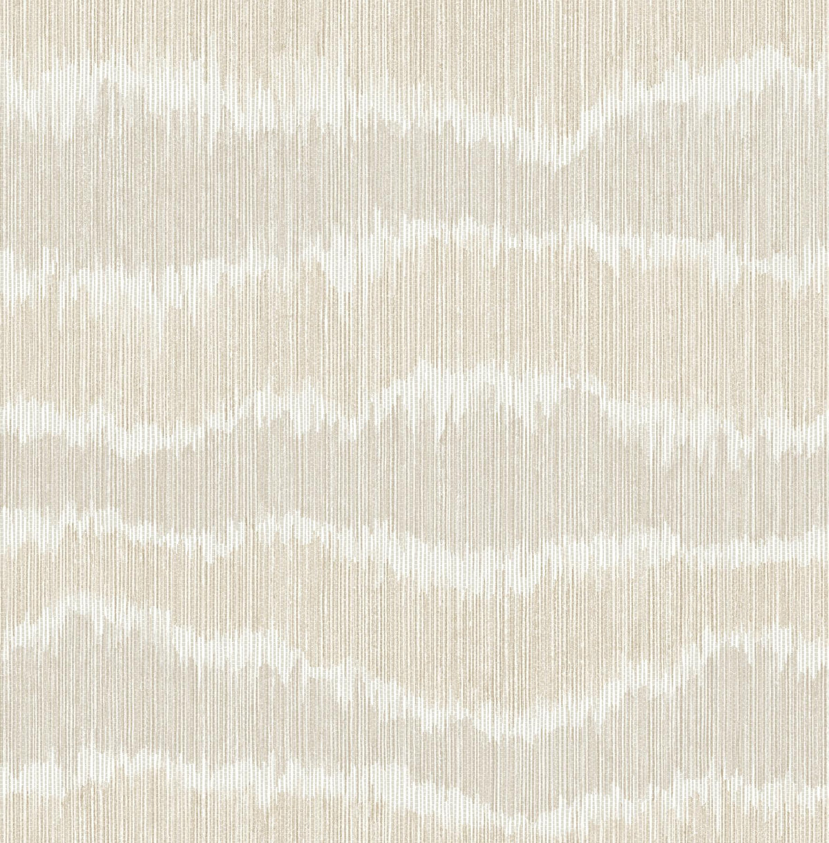 A-Street Prints Wiggle Neutral Ikat Stripe Wallpaper